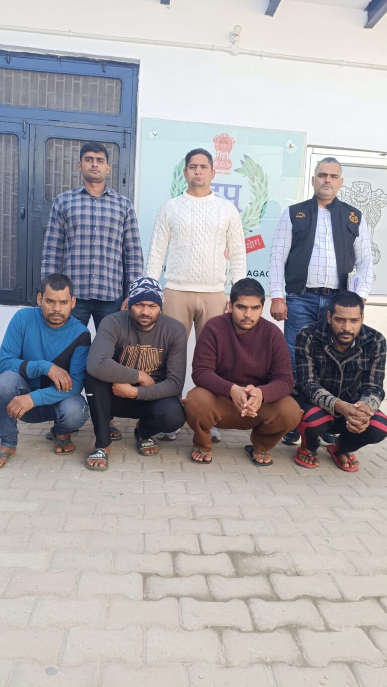 फरीदाबाद में BSNL की भूमिगत कॉपर केबल चोरी, पुलिस ने चार आरोपी पकड़े।