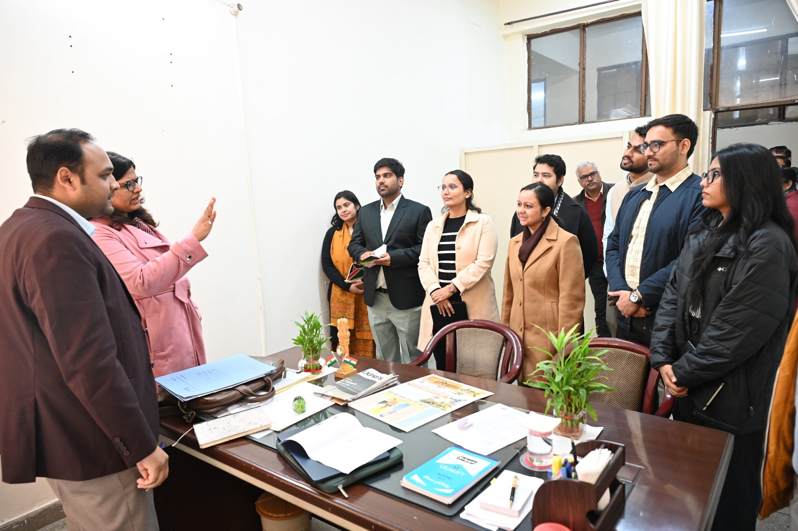 मुख्यमंत्री सुशासन सहयोगी प्रतिनिधिमंडल सोनीपत दौरा