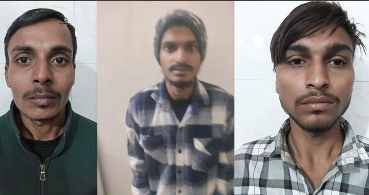 पुलिस टीम द्वारा नशा तस्करों से बरामद गांजा और स्मैक