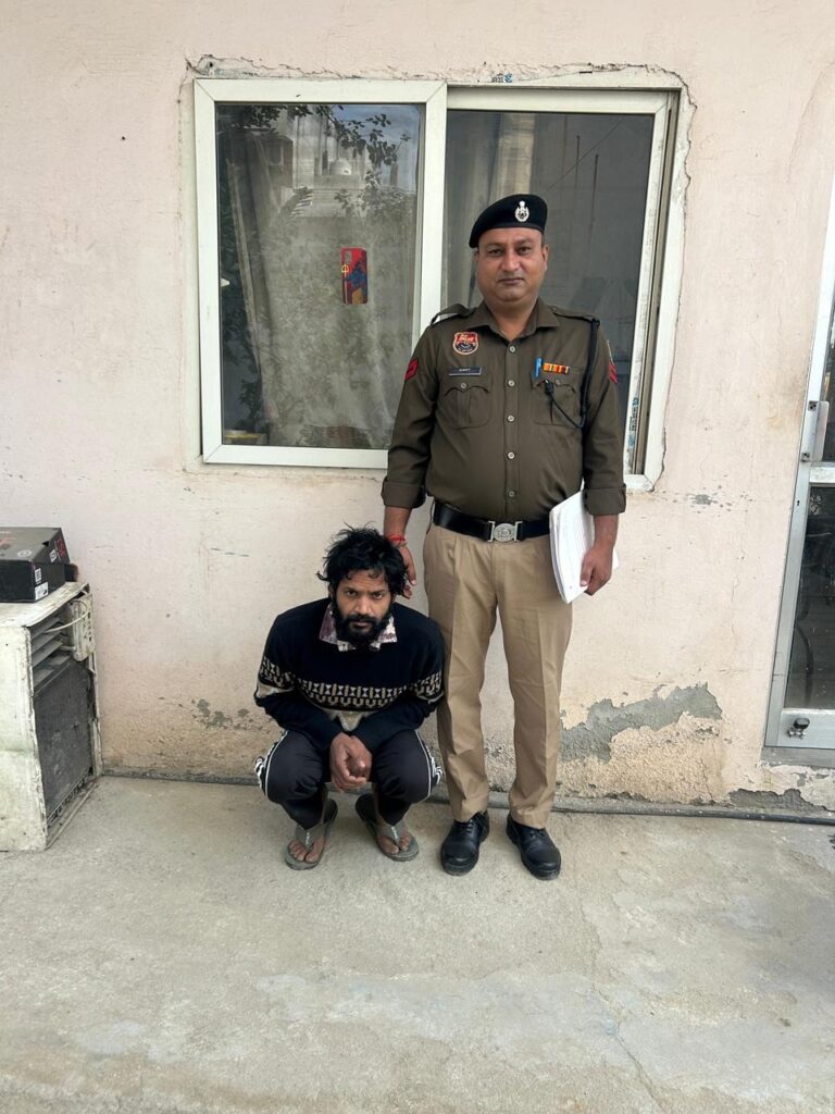 Faridabad Crime Branch arrests jewellery theft accused Kuldeep