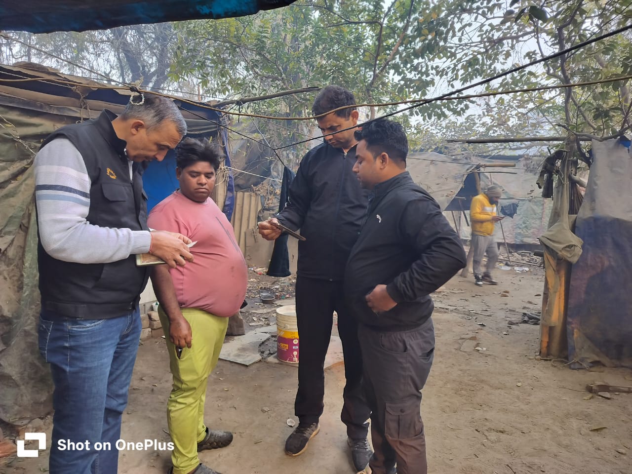 फरीदाबाद में पुलिस द्वारा कांबिंग ऑपरेशन