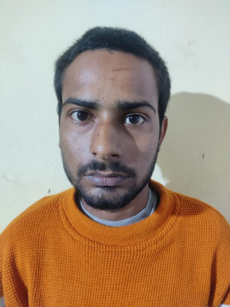 फरीदाबाद पुलिस चैन स्नैचिंग आरोपी गिरफ्तार