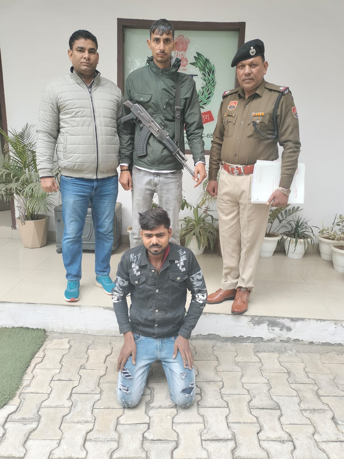 फरीदाबाद पुलिस इनामी बदमाश गिरफ्तारी