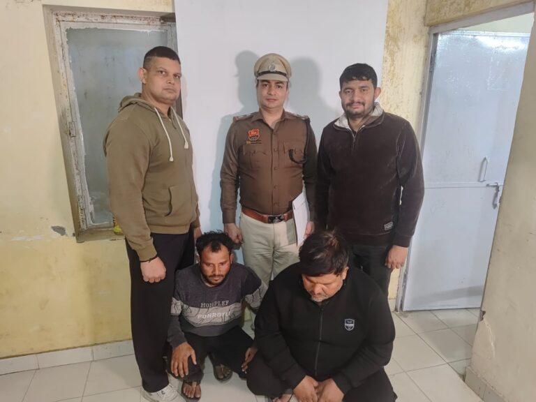 फरीदाबाद पुलिस द्वारा वाहन चोरों की गिरफ्तारी
