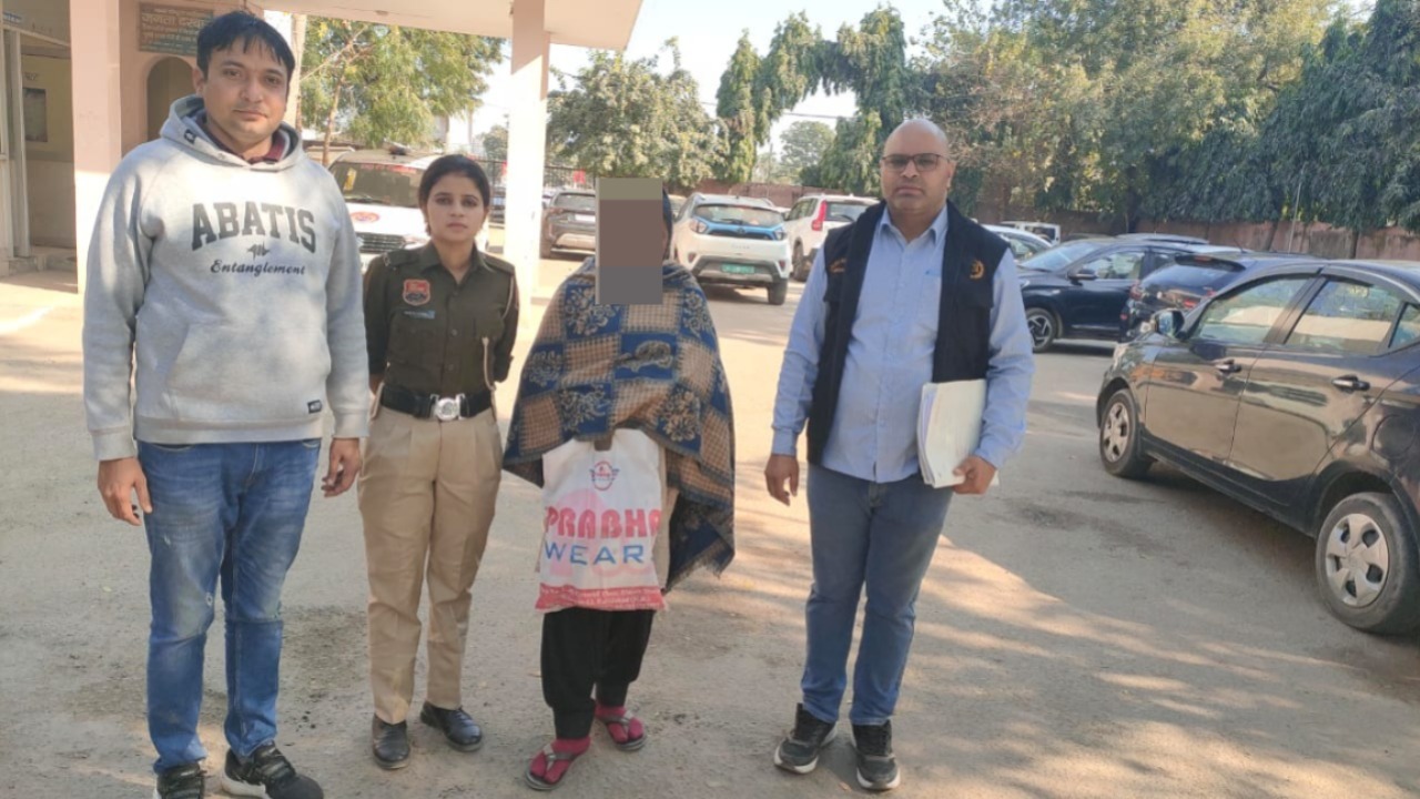 क्राइम ब्रांच फरीदाबाद ने 510 ग्राम गांजा के साथ महिला को पकड़ा