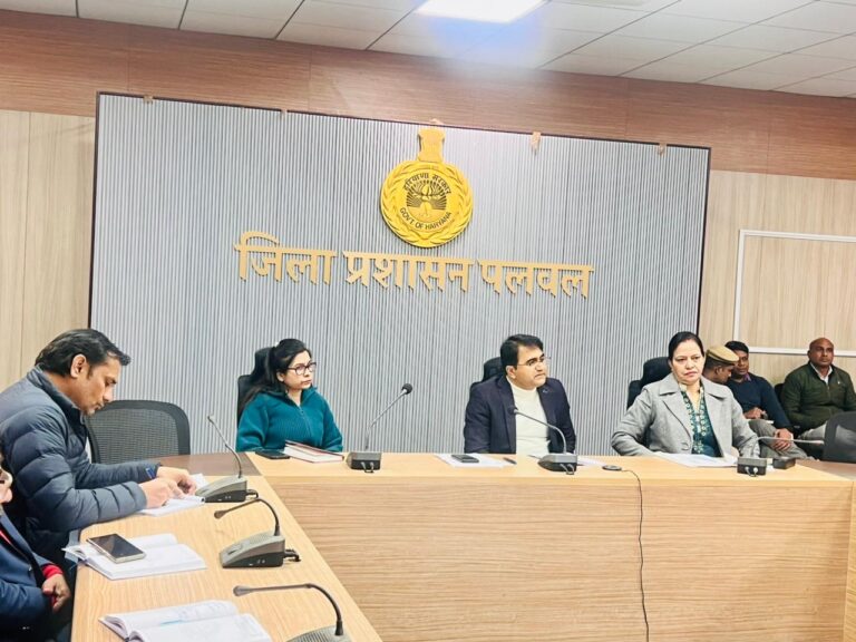 पलवल जिले में एचपीवी वैक्सीनेशन अभियान