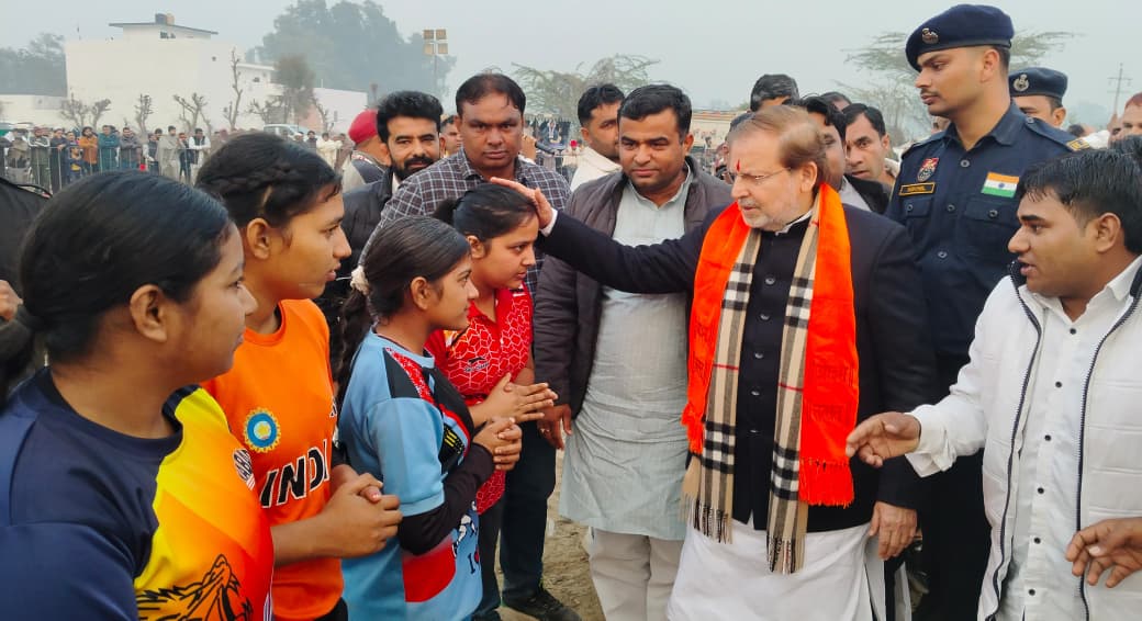 गोहाना में सर्कल कबड्डी को बढ़ावा देते डॉ अरविंद शर्मा