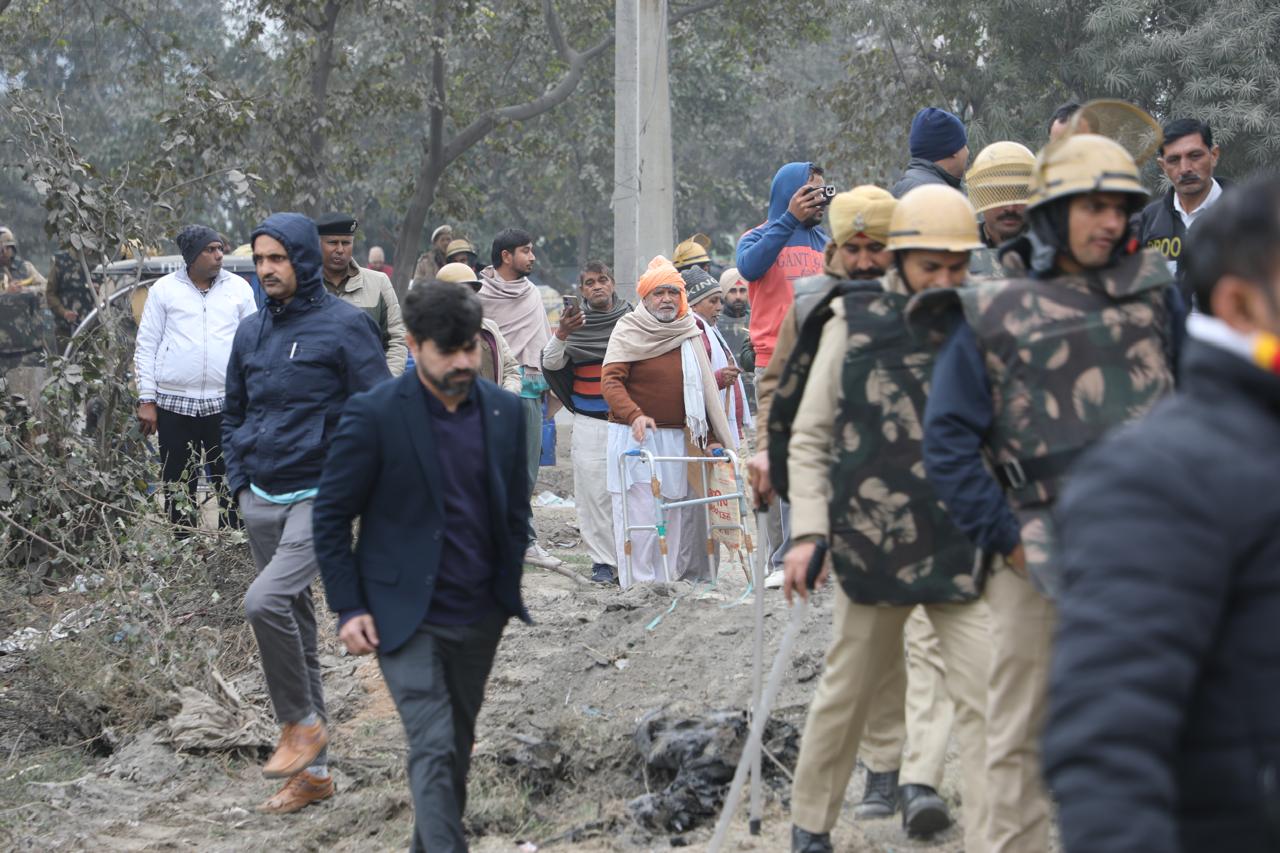 HSIIDC राई अवैध कब्जा हटाने की प्रशासनिक कार्रवाई