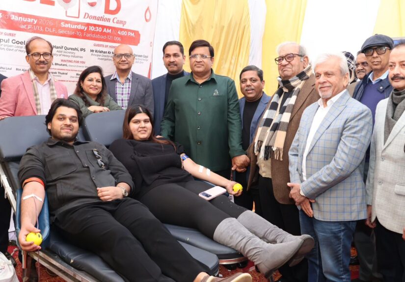 विपुल गोयल रक्तदान शिविर फ़रीदाबाद