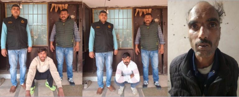 फरीदाबाद पुलिस द्वारा अवैध नशा तस्करों को गिरफ्तार कर गांजा बरामद