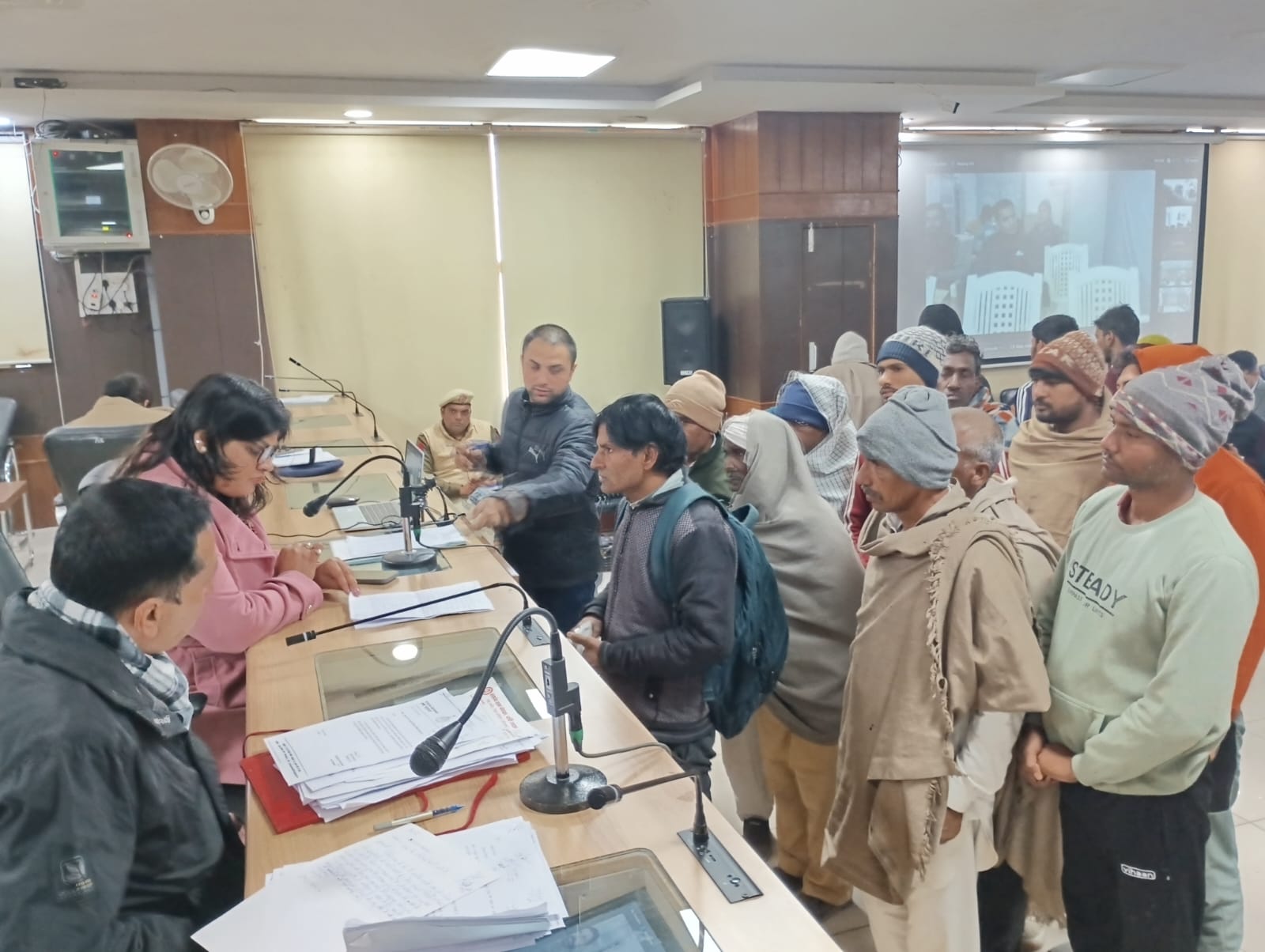 सोनीपत समाधान शिविर में प्रशासन द्वारा शिकायत निस्तारण