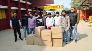 बल्लभगढ़ में 1 करोड़ की सिगरेट चोरी का पुलिस खुलासा