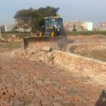 सोनीपत के नाहरा, नाहरी और डिहकी गांव में अवैध कॉलोनी ध्वस्तीकरण