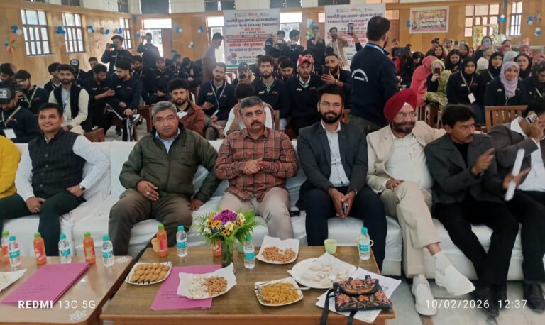 कश्मीरी युवा आदान-प्रदान कार्यक्रम सोनीपत में युवाओं और अतिथियों की सहभागिता