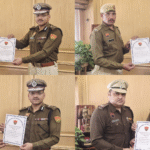 सुरजकुण्ड मेला झूला दुर्घटना के बाद सम्मानित किए गए घायल पुलिसकर्मी