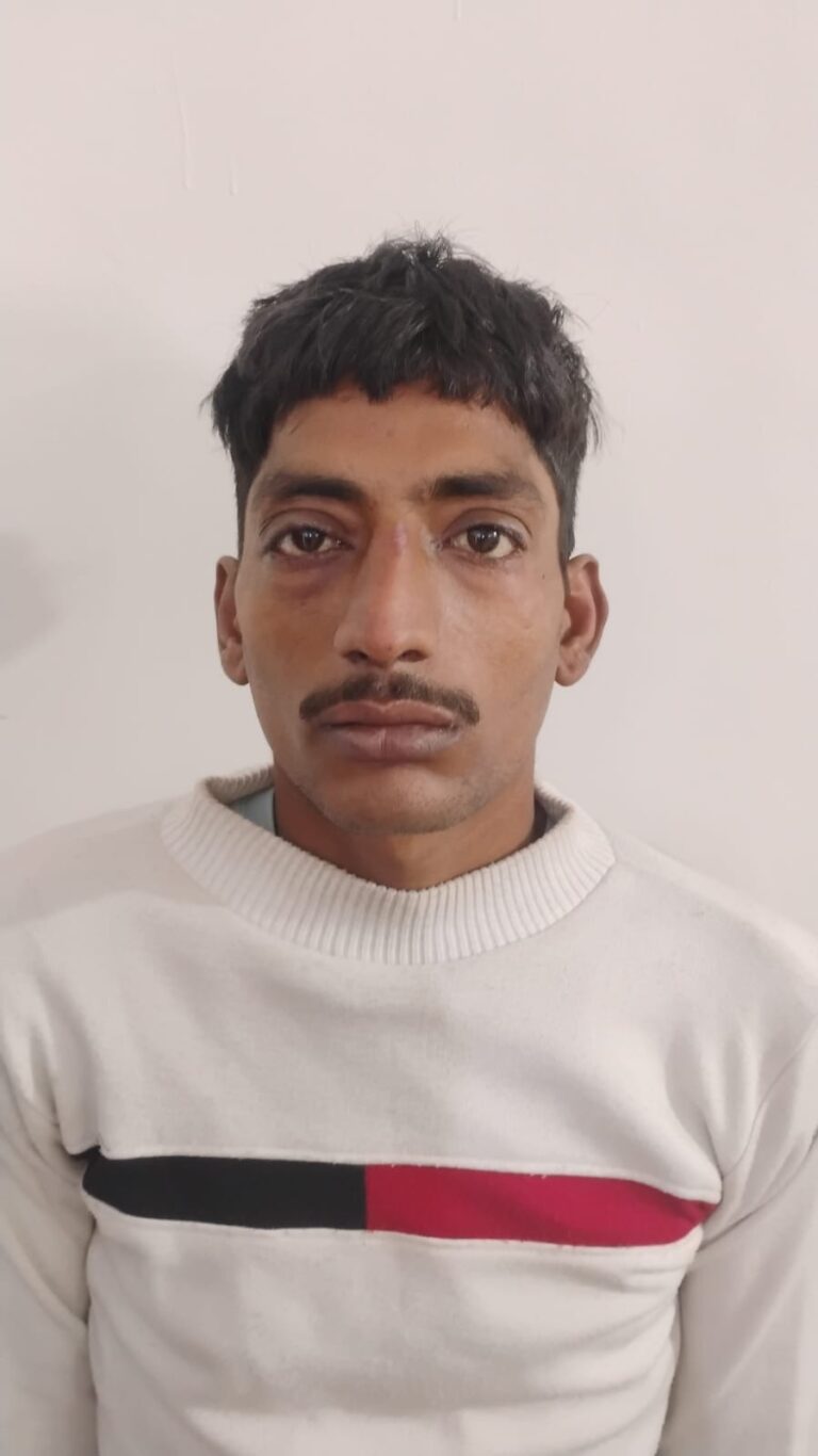 फरीदाबाद पुलिस द्वारा देसी कट्टा के साथ आरोपी गिरफ्तार