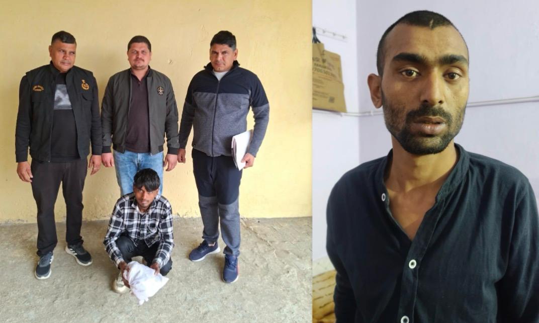 फरीदाबाद पुलिस द्वारा गांजा तस्करों की गिरफ्तारी और बरामद नशा