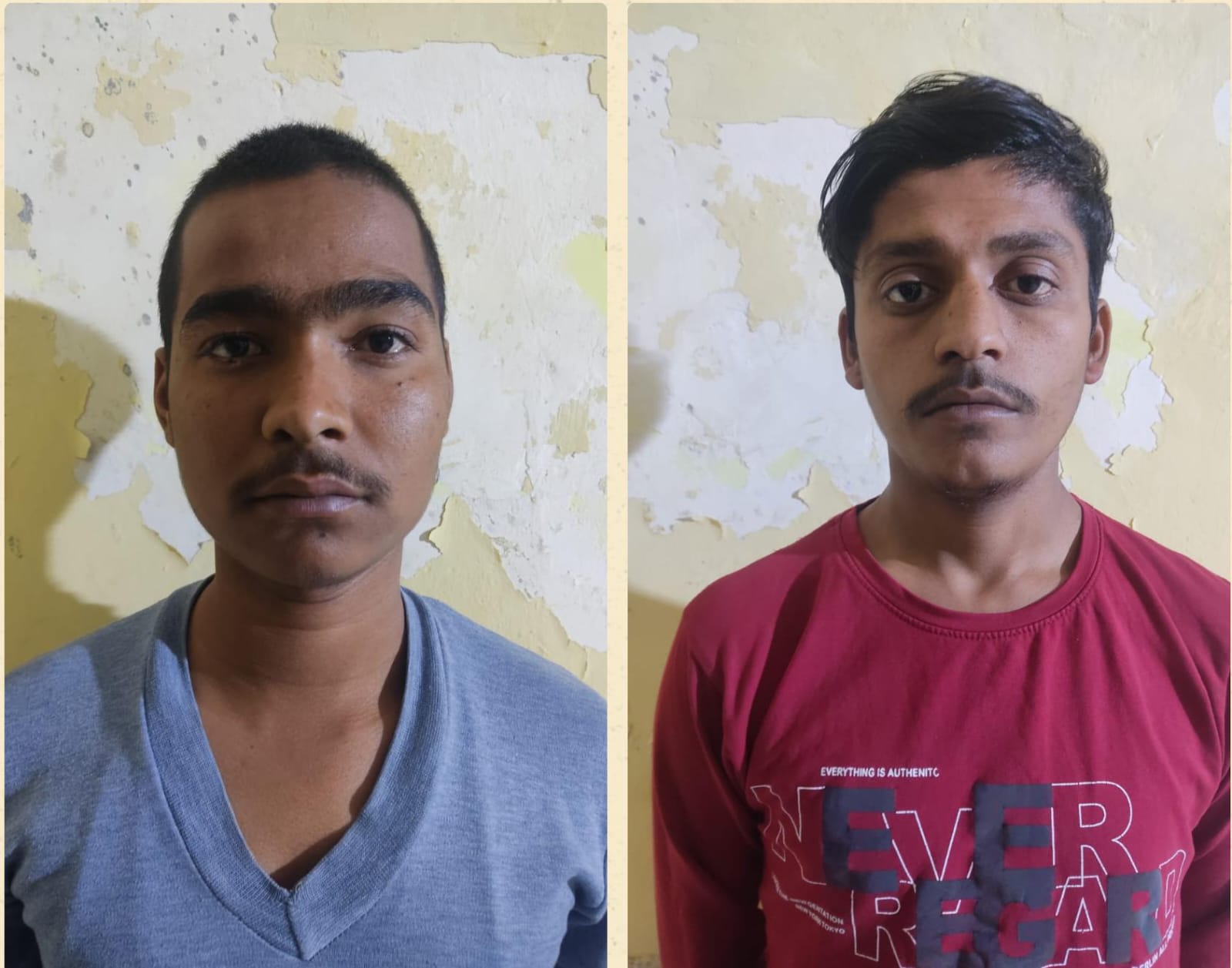 फरीदाबाद गांजा तस्करी कार्रवाई के दौरान गांजा बरामद करते क्राइम ब्रांच बॉर्डर के पुलिसकर्मी