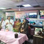 एचपीवी टीकाकरण अभियान सोनीपत में नागरिक अस्पताल में टीका लगवाती बालिका